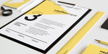 MEDIASCOPE: Логотип и фирменный стиль